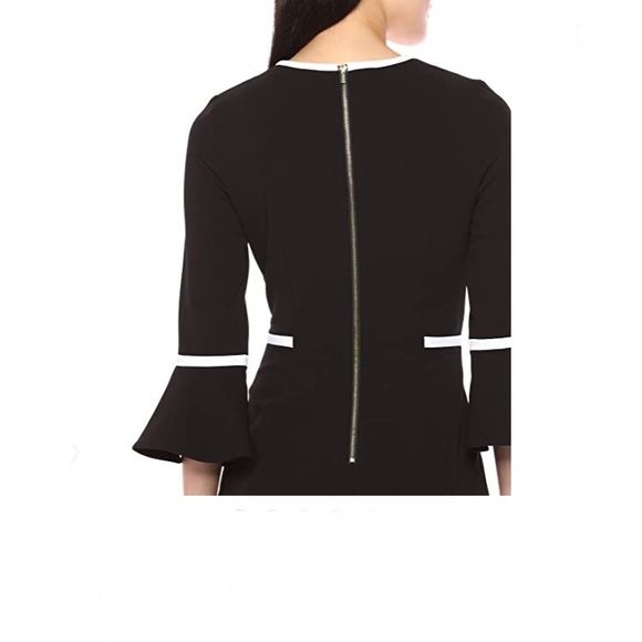 Calvin Klein Sheath Bell Sleeve Dress - Picture 3 of 3
